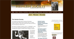 Desktop Screenshot of heinleinsociety.org